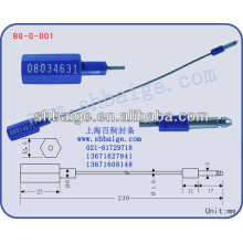 câble de verrouillage BG-G-001, joint de récipient